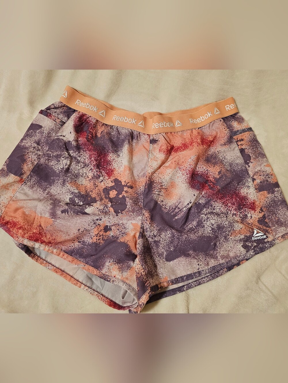 Reebok Women’s Peach/Purple Performance Shorts